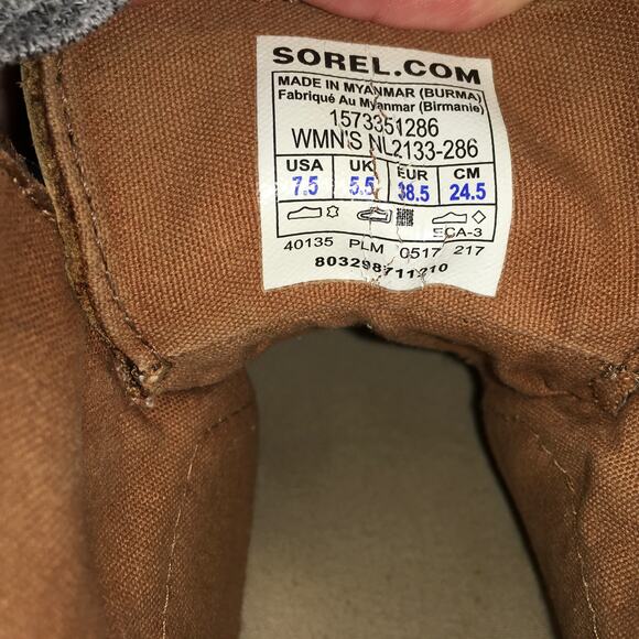 Sorel Out N About Plus Duck Rain Boot Bootie Womens 7.5 Waterproof Tan Gorpcore - Picture 11 of 12
